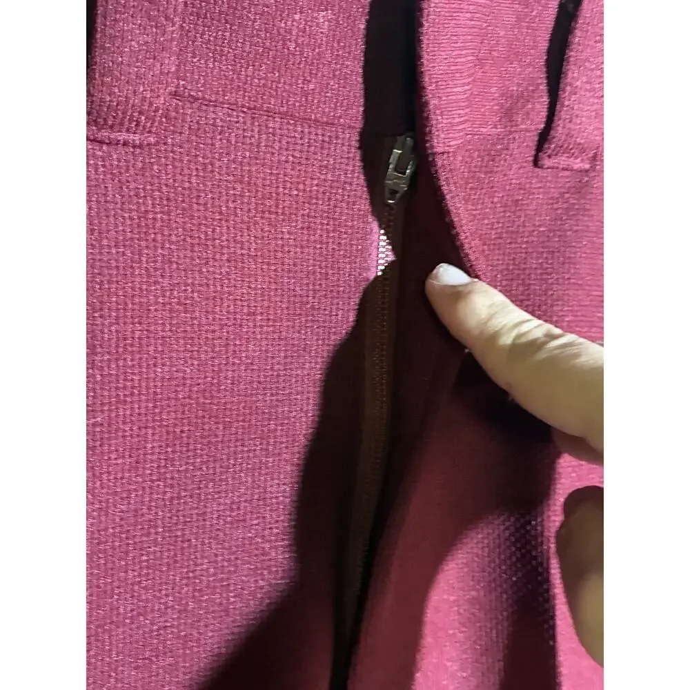 Vintage Richman Brothers Burgundy Slacks Disco Dura-Press 36x30 Men’s